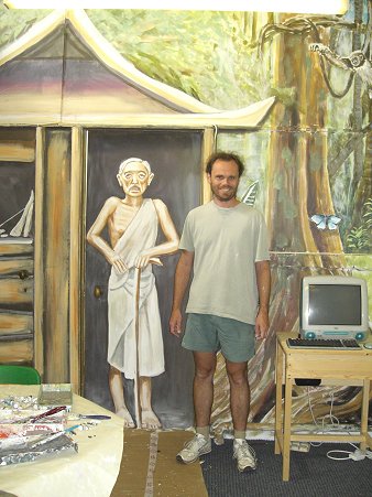 'Kensuke' with artist Andy Lloyd