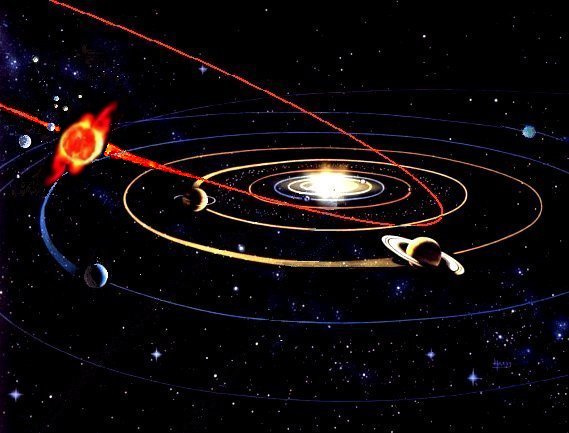 The Dark Star plunges into the Solar System