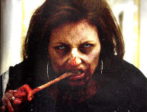 Davina McCall as a Big Brother zombie